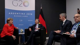 Německá kancléřka Angela Merkelová na summitu G20