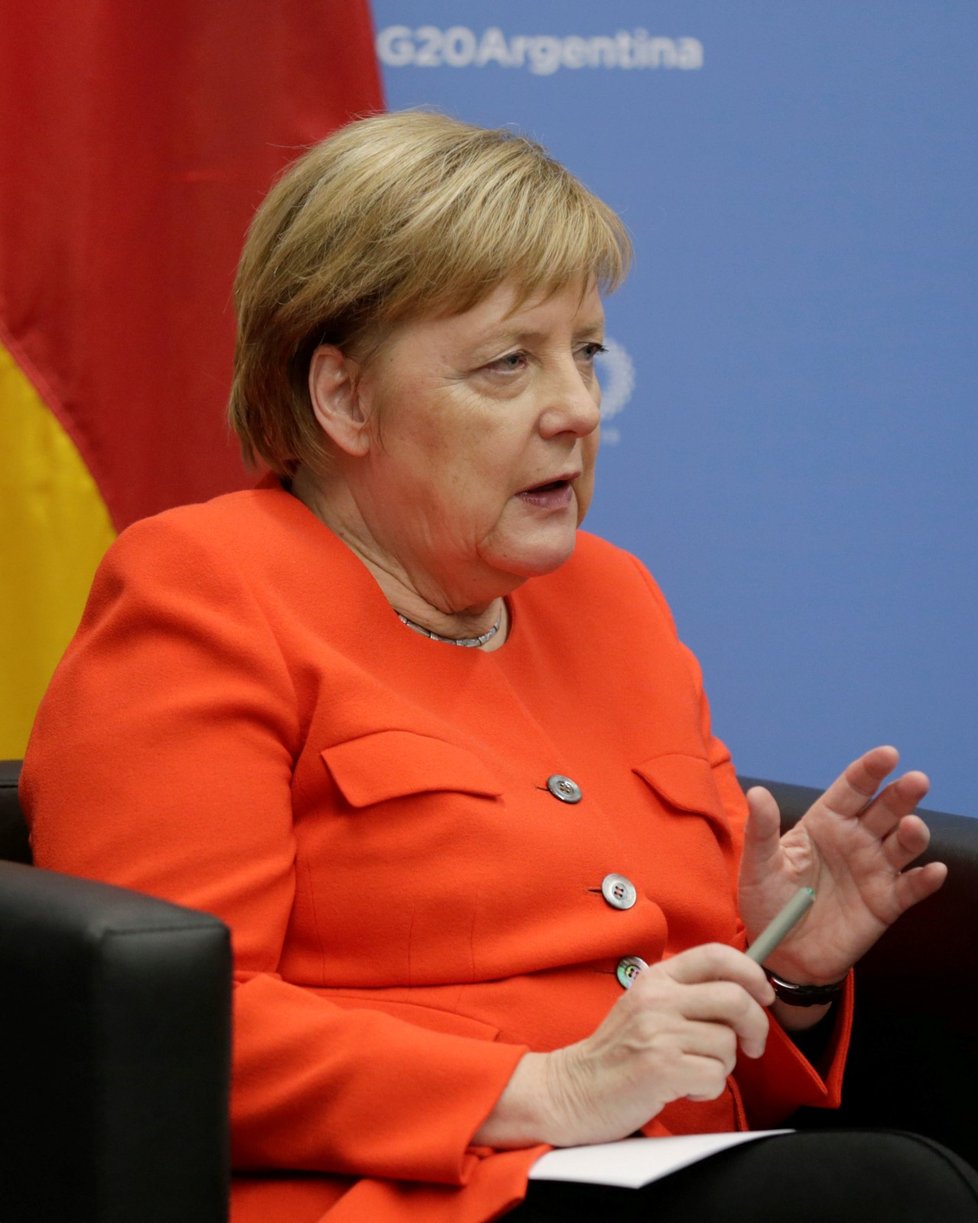 Německá kancléřka Angela Merkelová na summitu G20