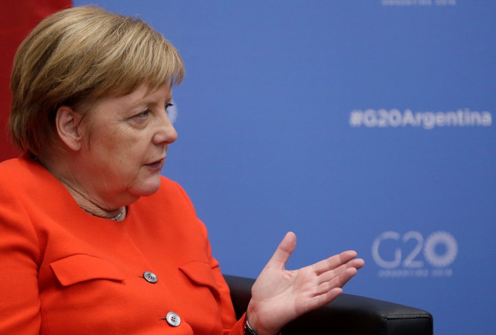 Německá kancléřka Angela Merkelová na summitu G20