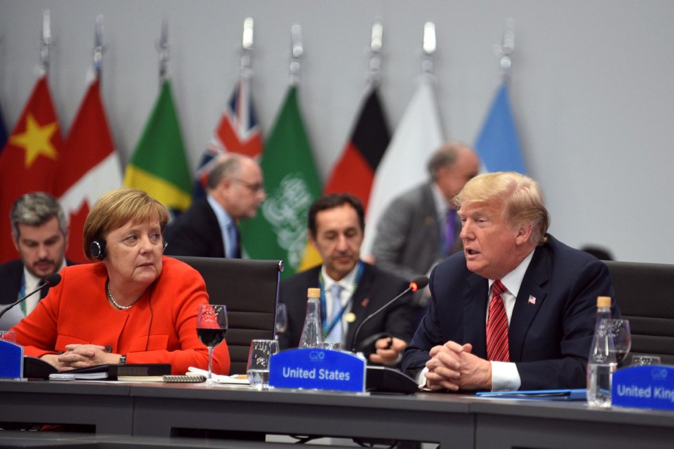 Německá kancléřka Angela Merkelová na summitu G20