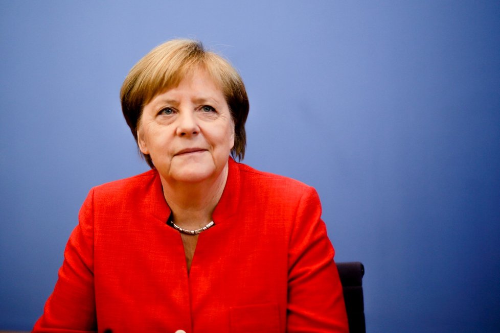 Německá kancléřka Angela Merkelová na tradiční tiskovce před vládní dovolenou (20. 7. 2018).
