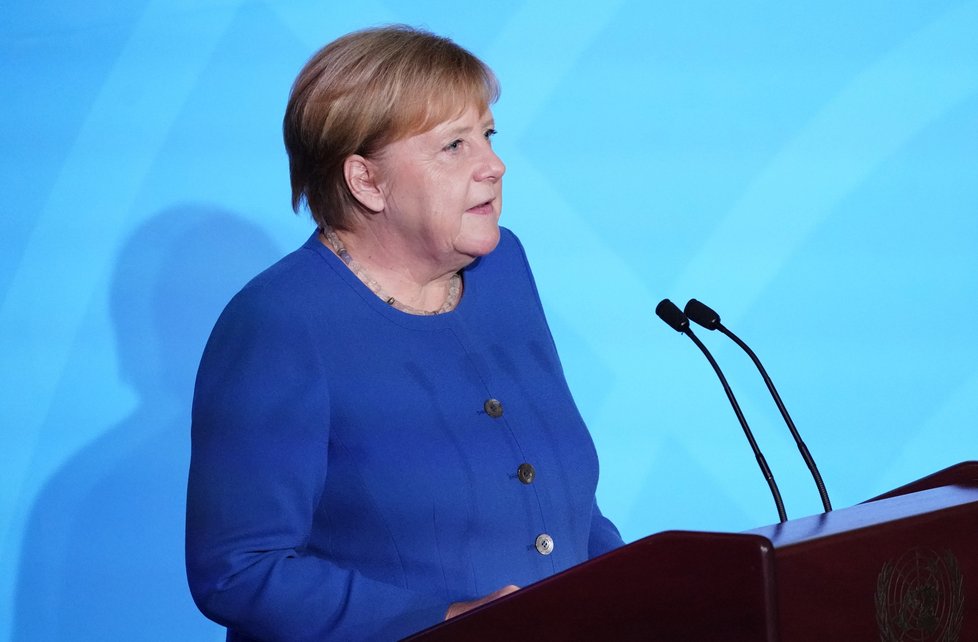 Německá kancléřka Angela Merkelová v OSN (23. 9. 2019)