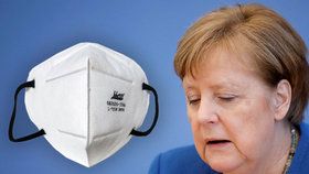 Angela Merkelová zvažuje povinné nošení roušek v celém Německu.