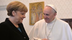Merkelová měla soukromou audienci u papeže!