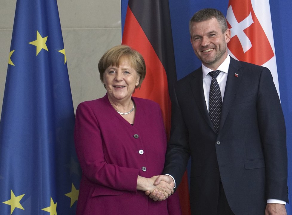 Slovenský premiér Peter Pellegrini se setkal s kancléřkou Angelou Merkelovou