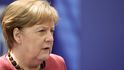 Německá kancléřka Angela Merkelová na summitu NATO v Bruselu (14. 6. 2021)