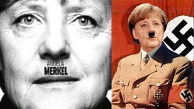 Turecký tisk přikreslil německé kancléřce Angele Merkelové knírek v odkazu na nacistického vůdce Adolfa Hitlera.