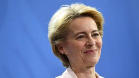 Šéfka Evropské komise Ursula von der Leyenová (8. 11. 2019)