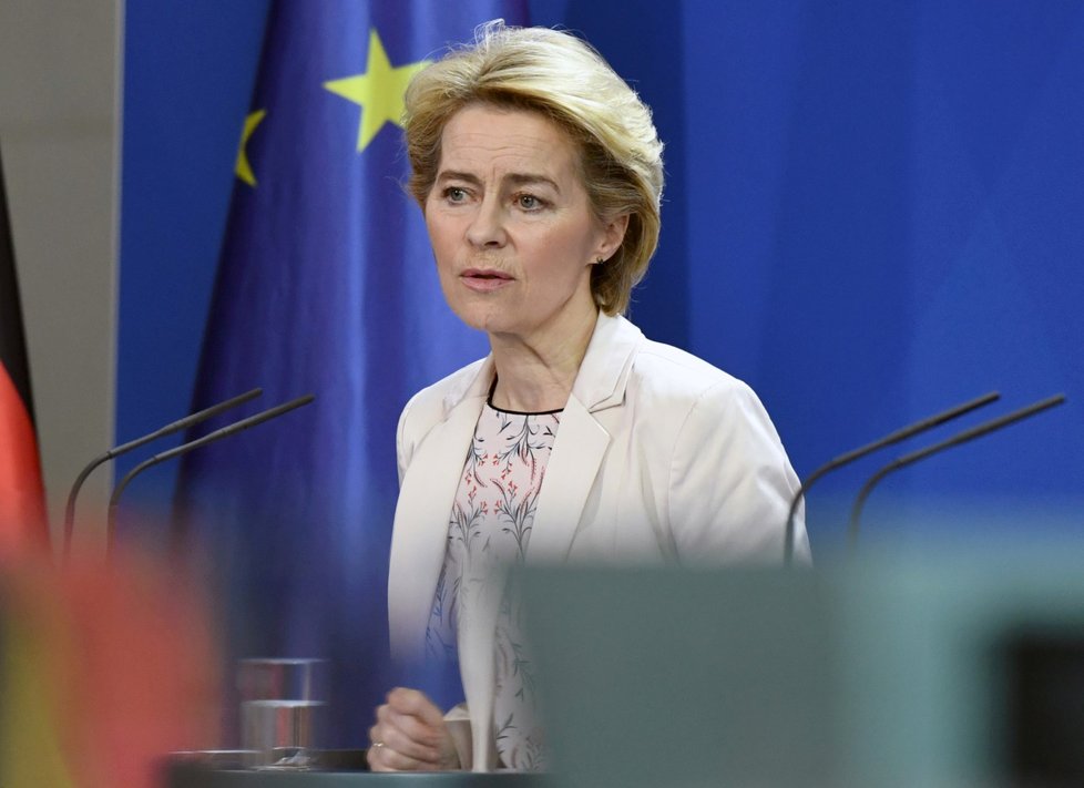 Šéfka Evropské komise Ursula von der Leyen