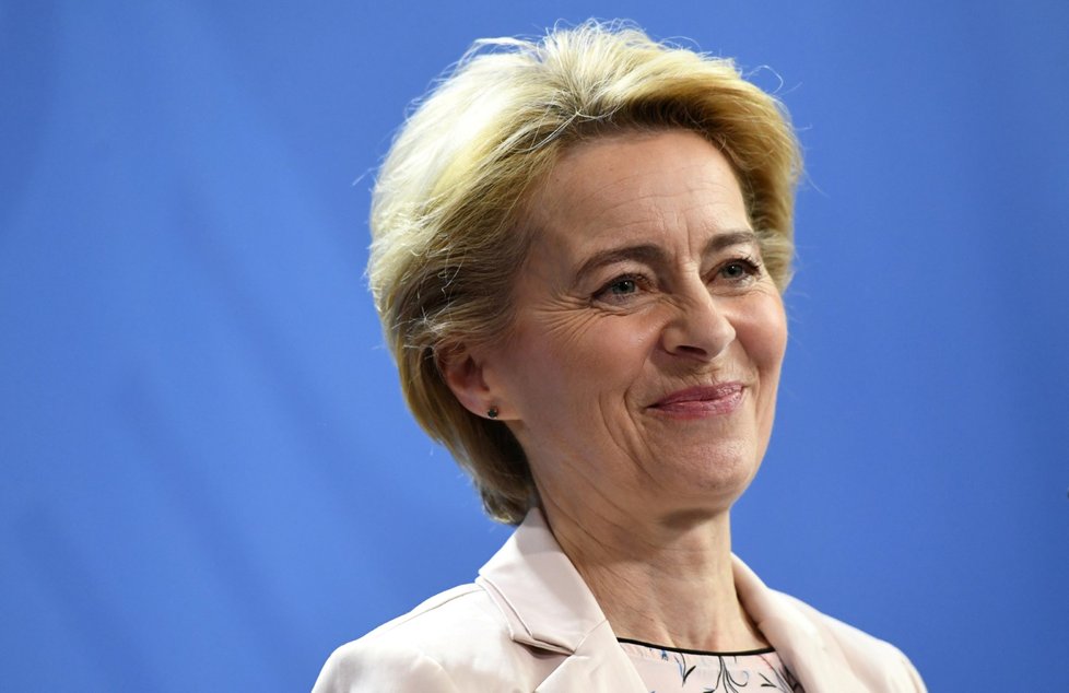 Šéfka Evropské komise Ursula von der Leyen (8. 11. 2019)