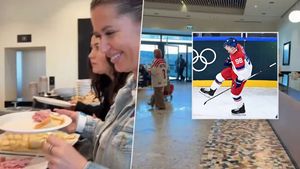 Láska hvězdy nároďáku Nečase: Ukázala VIP salonek pro rodiny hokejistů Láska hvězdy nároďáku Nečase: Ukázala VIP salonek pro rodiny hokejistů