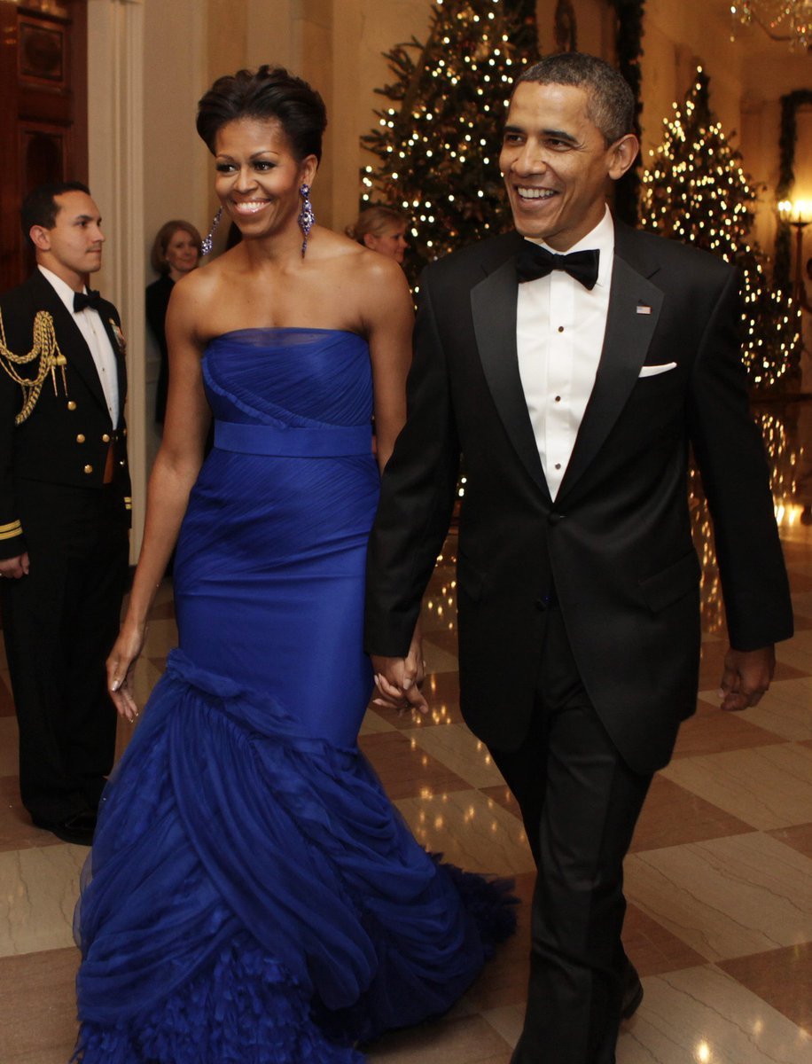 Barack Obama se svou manželkou Michelle