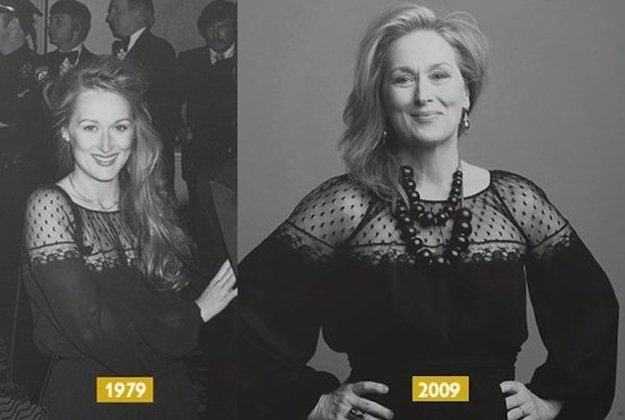 Hvězdná Meryl Streep: tyto fotky dělí třicet let.