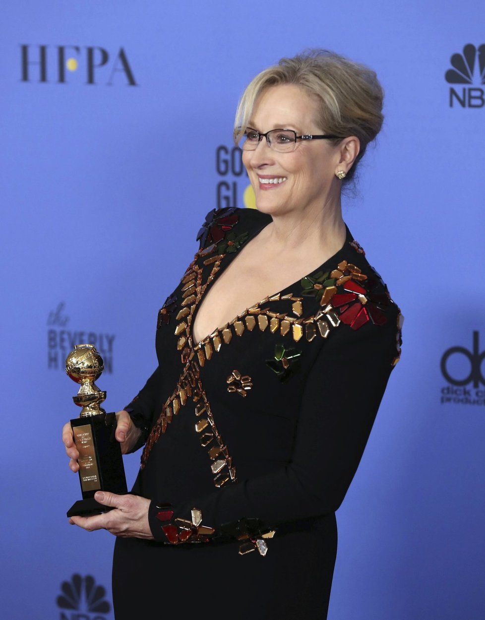 2017: Osminásobná držitelka Zlatého glóbu Meryl Streepová