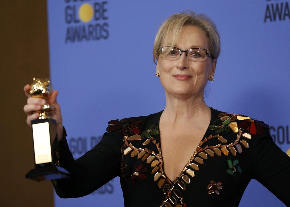 2017: Osminásobná držitelka Zlatého glóbu Meryl Streepová