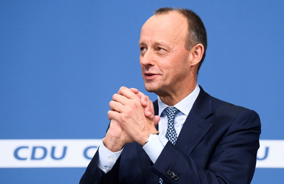 Nově zvolený předseda německé CDU Friedrich Merz