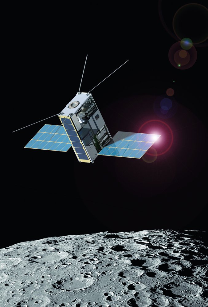 Sonda nad jižní oblastí Měsíce
