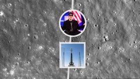 Mise rakety Falcon 9 miliardáře Elona Muska zanechala na povrchu Měsíce nový kráter