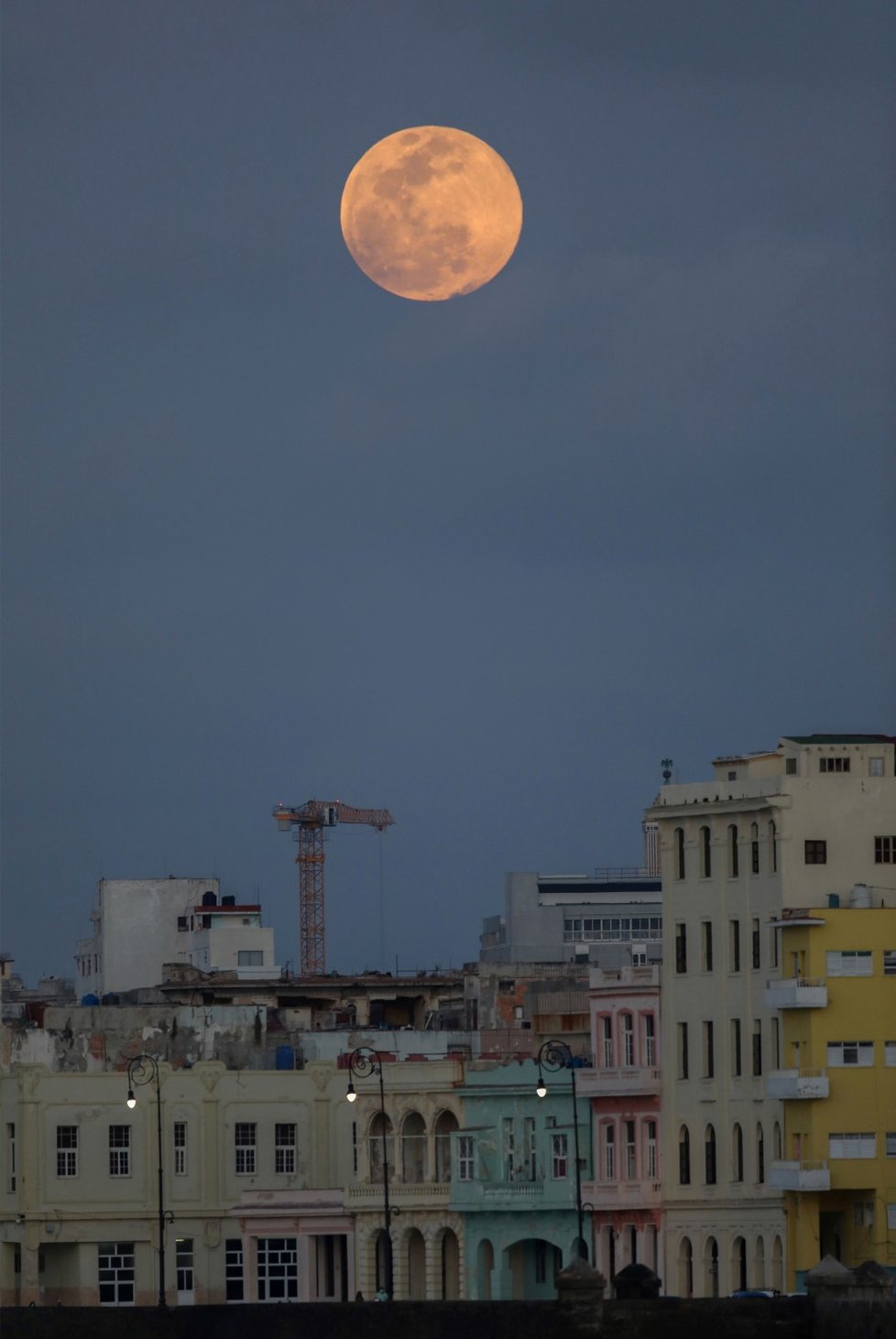 Superměsíc na Kubě