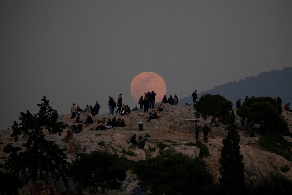 Superměsíc: Athény, Řecko (19. 2. 2019)