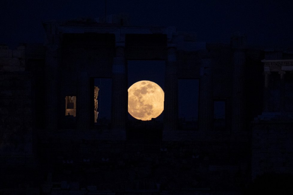 Superměsíc: Athény, Řecko (19. 2. 2019)