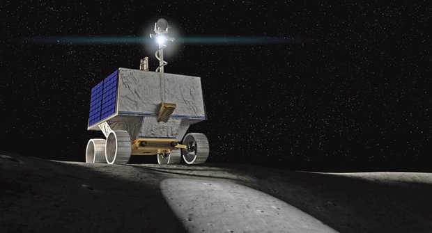 VIPER na Měsíci: Lovec ledu na čtyřech kolech