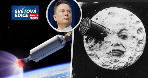 Musk udělá díru do dalšího světa. Raketa Falcon se srazí s Měsícem, vytvoří nový kráter