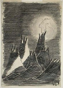 Obraz Měsíční krajina Petra Ginze