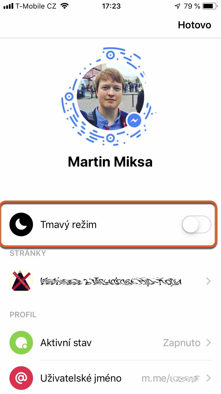 Messenger dostal tmavý režim. Aktivuje se jednoduchým trikem