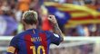 Útočník Barcelony Lionel Messi proti Betisu zářil