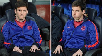 Messi byl mezi náhradníky nesvůj: Trenére, pusťte mě na ně!