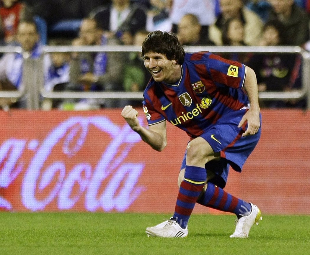 Lionel Messi hattrickem sestřelil Jarošíkovu Zaragozu.
