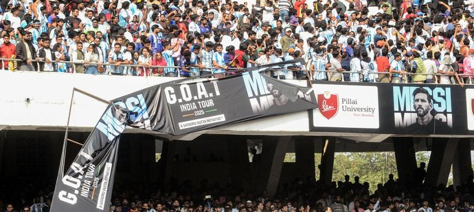 Argentinský fotbalista Lionel Messi způsobil v Indii šílenství.