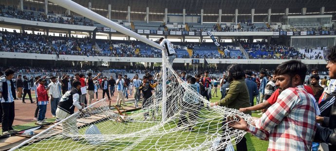Argentinský fotbalista Lionel Messi způsobil v Indii šílenství.