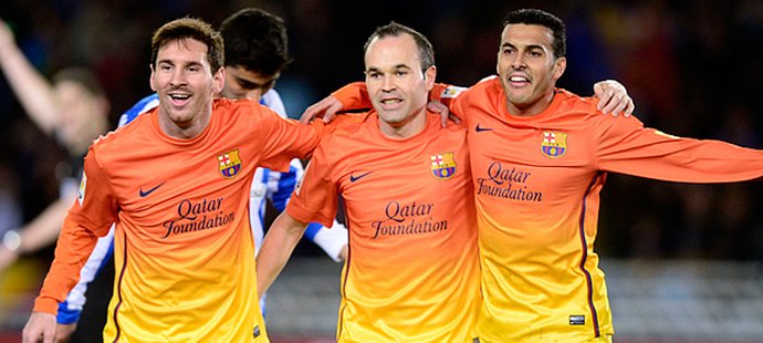 Andrés Iniesta věří, že Lionel Messi je lepším hráčem, pokud se spoluhráči z Barcelony.