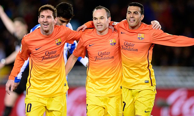 Andrés Iniesta věří, že Lionel Messi je lepším hráčem, pokud se spoluhráči z Barcelony.