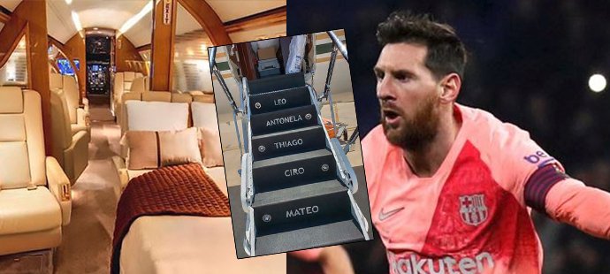 Lionel Messi sáhnul do rodinného rozpočtu. Koupil si letadlo za bezmála 350 milionů korun