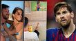 Lionel Messi s rodinou opouštějí Barcelonu.