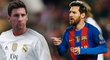 Hvězda Barcelony Lionel Messi v dresu Realu Madrid? Opravdu složitá představa.