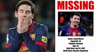 Neviděl někdo Messiho? Hvězdu Barcelony nejspíš přibrzdila nemoc