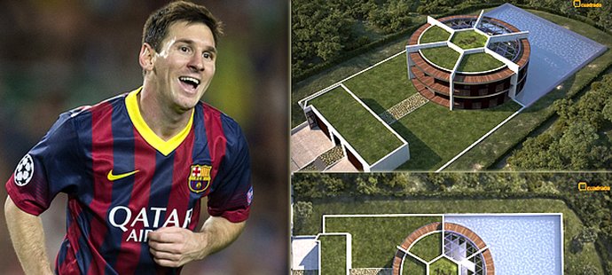 Lionel Messi bude bydlet na hřišti...