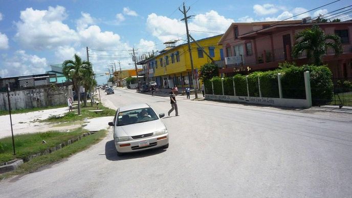 Město Orange Walk v Belize, kde zatkli Martina Muzikanta.