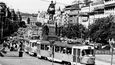 Městská část Praha 1 by raději tramvaje na Václavské náměstí neměla, chce zde bulvár. (Zdroj: Archiv DPP)