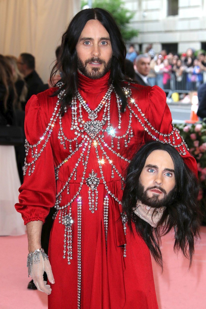 Jared Leto v modelu od Gucciho