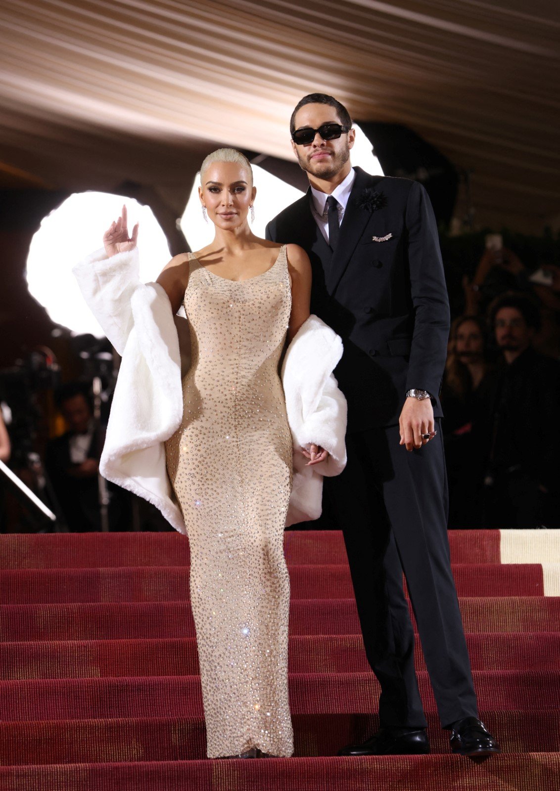 Met Gala 2022: Kim Kardashian a Pete Davidson