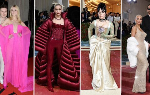 To nejlepší z Met Gala 2022: Pozlacená prsa i šaty po Marilyn!