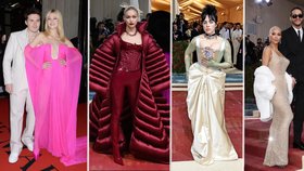 To nejlepší z Met Gala 2022: Pozlacená prsa i šaty po Marilyn!