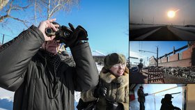 V pátek se Rusové kochali meteoritem, který však způsobil chaos. O víkendu začali likvidovat škody