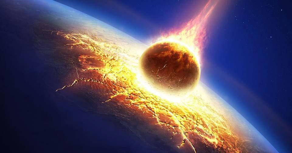 Také případná srážka s asteroidem může přinést zánik života na Zemi.