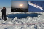 Meteorit po sobě zanechal kráter o šířce osmi metrů